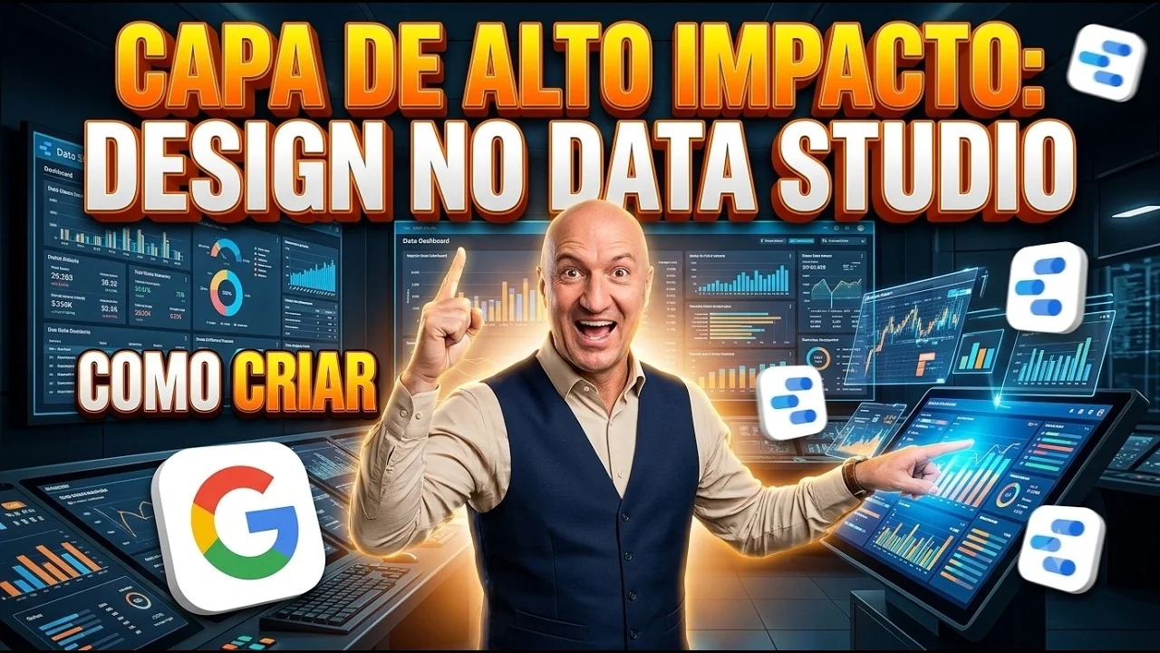 Design no Looker Studio: Como Criar uma Capa de Alto Impacto