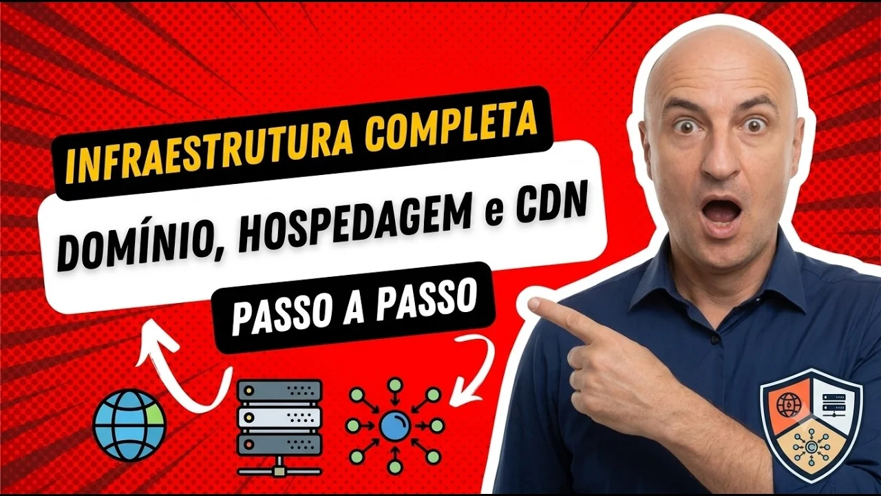 Infraestrutura para Website: Domínio, Hospedagem e CDN na Prática