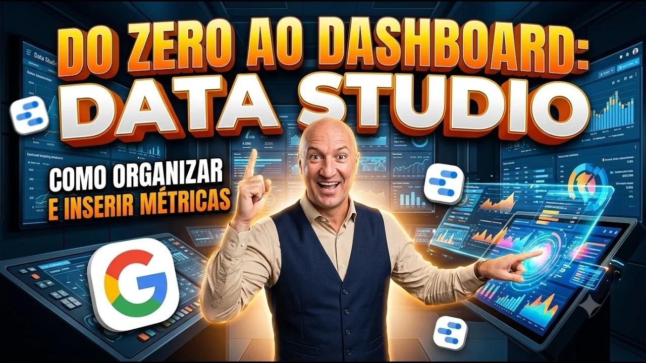 Como Organizar e Inserir Métricas no Looker Data Studio