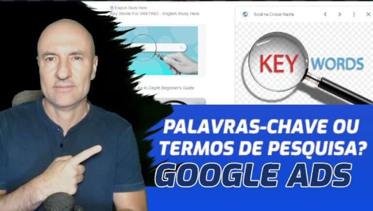 palavras-chave termos pesquisa google ads